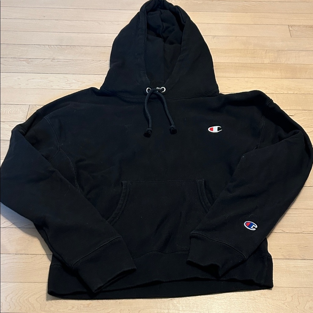 Champion Black Pullover Hoodie